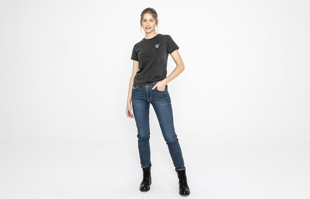 JOHN DOE T-Shirt LIVE FAST SKULL FADE OUT SCHWARZ