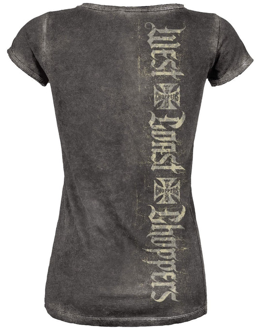 Damen-T-Shirt WCC GO FAST V-Ausschnitt