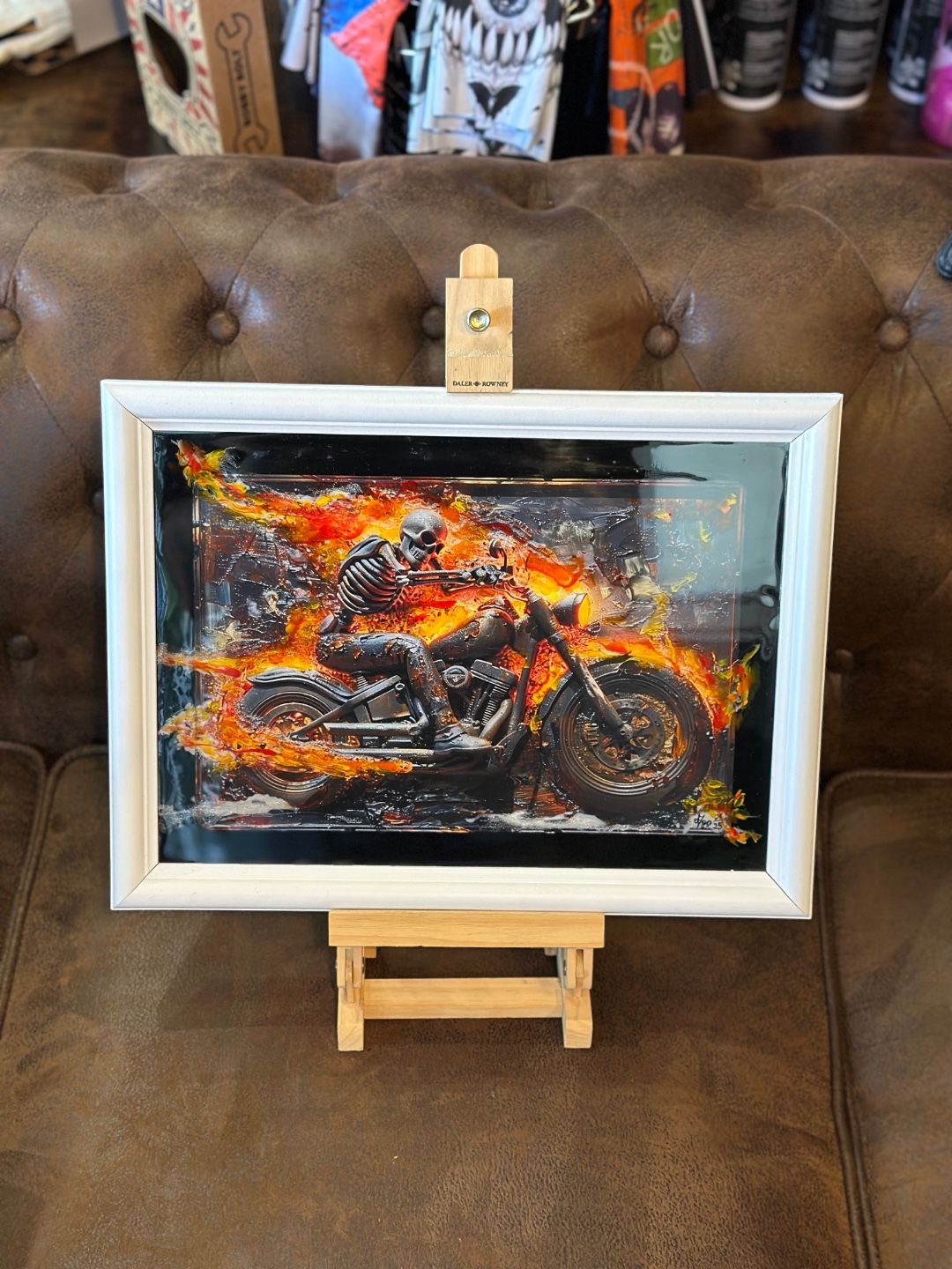 Handgefertigtes Bild GHOST RIDER