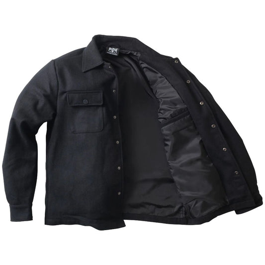 WCC-Hemd MIT WOLLFUTTER - SCHWARZ