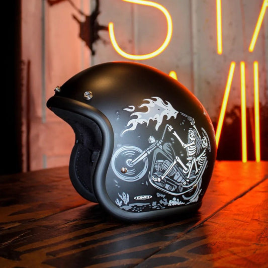 DMD Jet Retro Helm GHOST RIDER