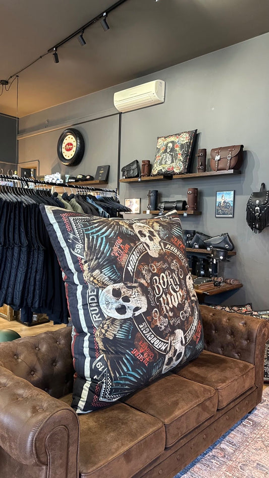 RUDE RIDERS Kissen FLYING SKULL (XXL)