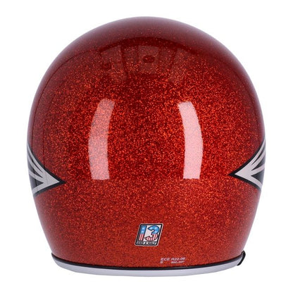 Helm 13 1/2 SKULL BUCKET HELMET FLAKE AMBER