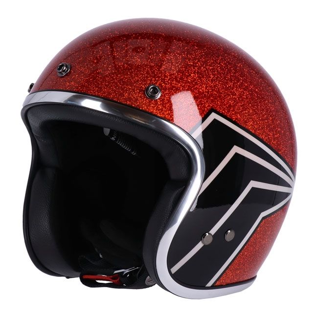 Helm 13 1/2 SKULL BUCKET HELMET FLAKE AMBER