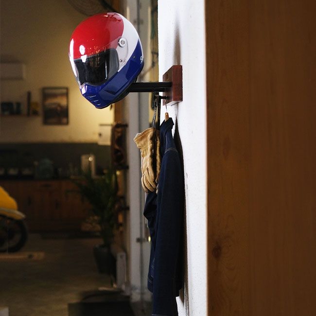 TRIP MACHINE Motorradhelmhalterung für die Wand (Doppelpack)