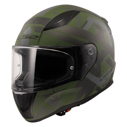 LS2 RAPID II THUNDER BIRDS MILITARY Helm