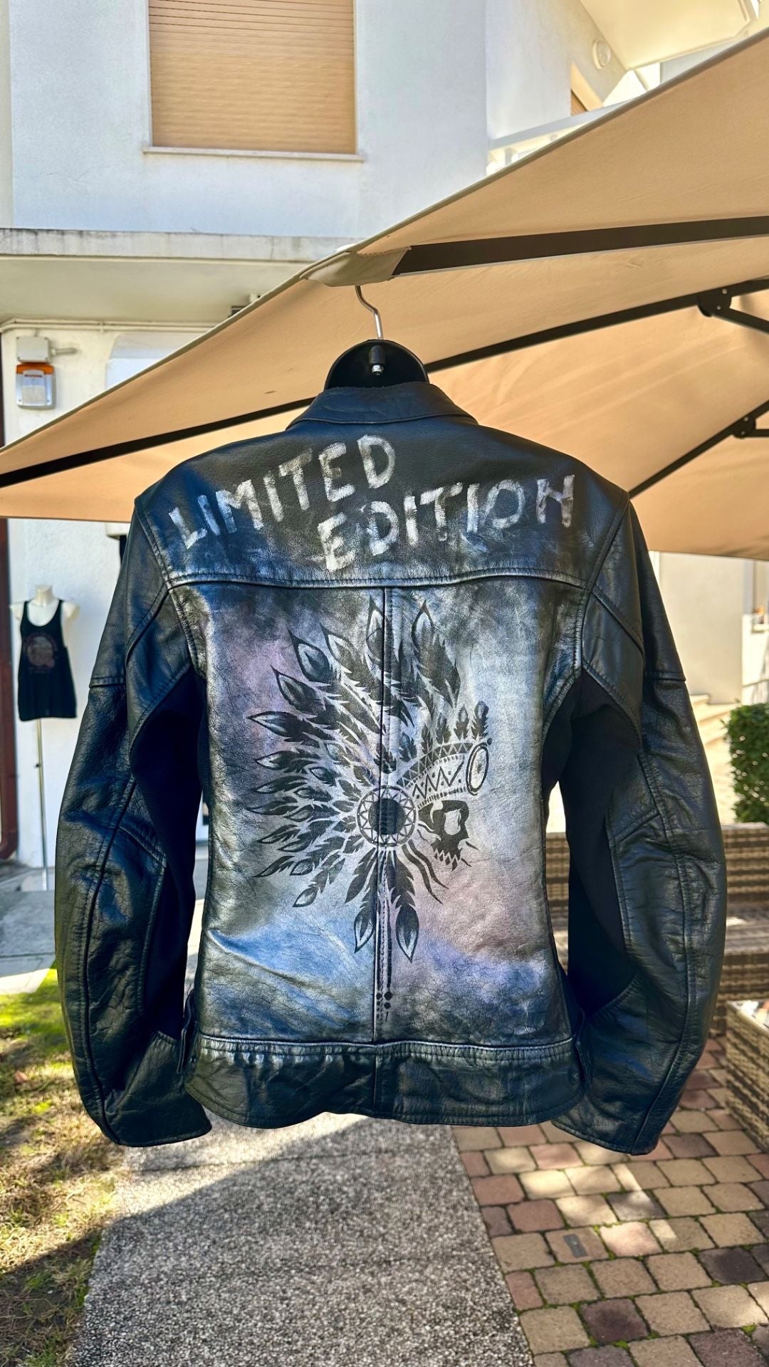 Damen-Motorradlederjacke, Sonderanfertigung "Limited Edition" AA