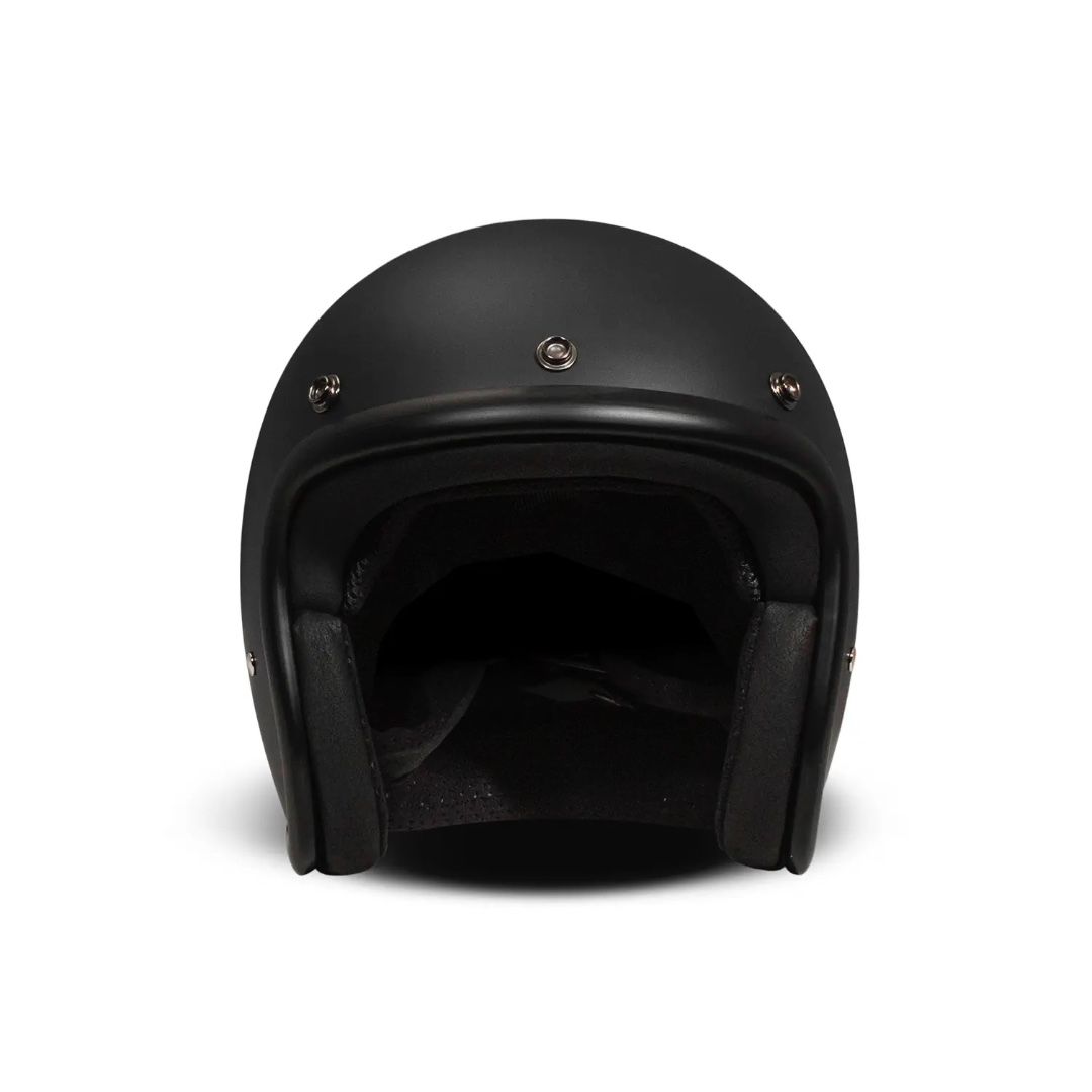 DMD Jet Retro Helm MATT SCHWARZ