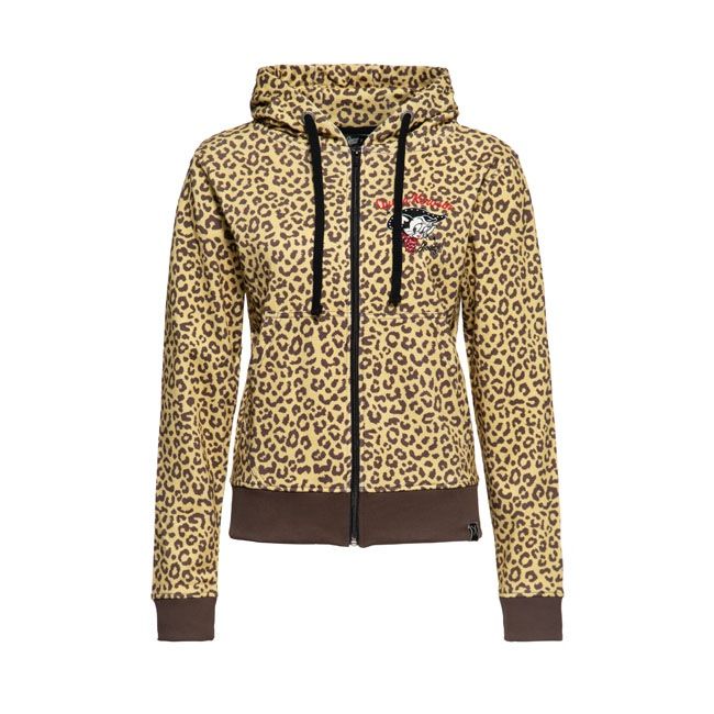 Damen-Sweatshirt QUEEN KEROSIN WESTE LEOPARD