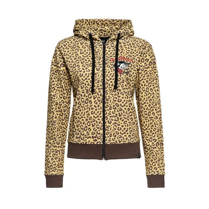 Damen-Sweatshirt QUEEN KEROSIN WESTE LEOPARD