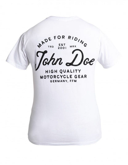 JOHN DOE T-Shirt JD LETTERING WEISS