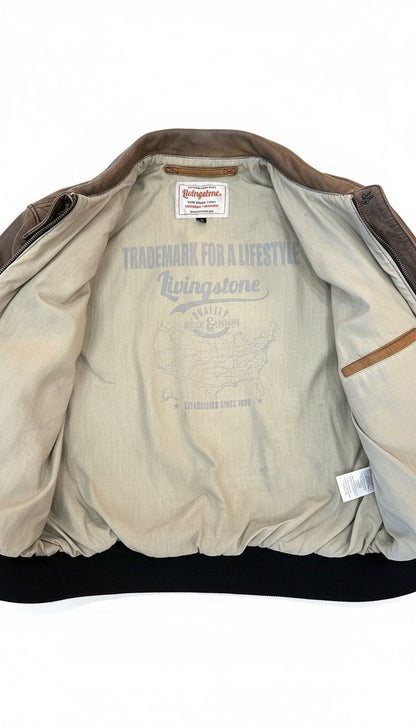 Lederjacke STURGIS Hellbraun