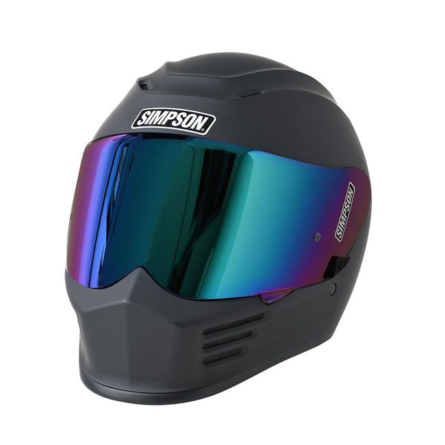 SIMPSON SPEED Helm, matt schwarz