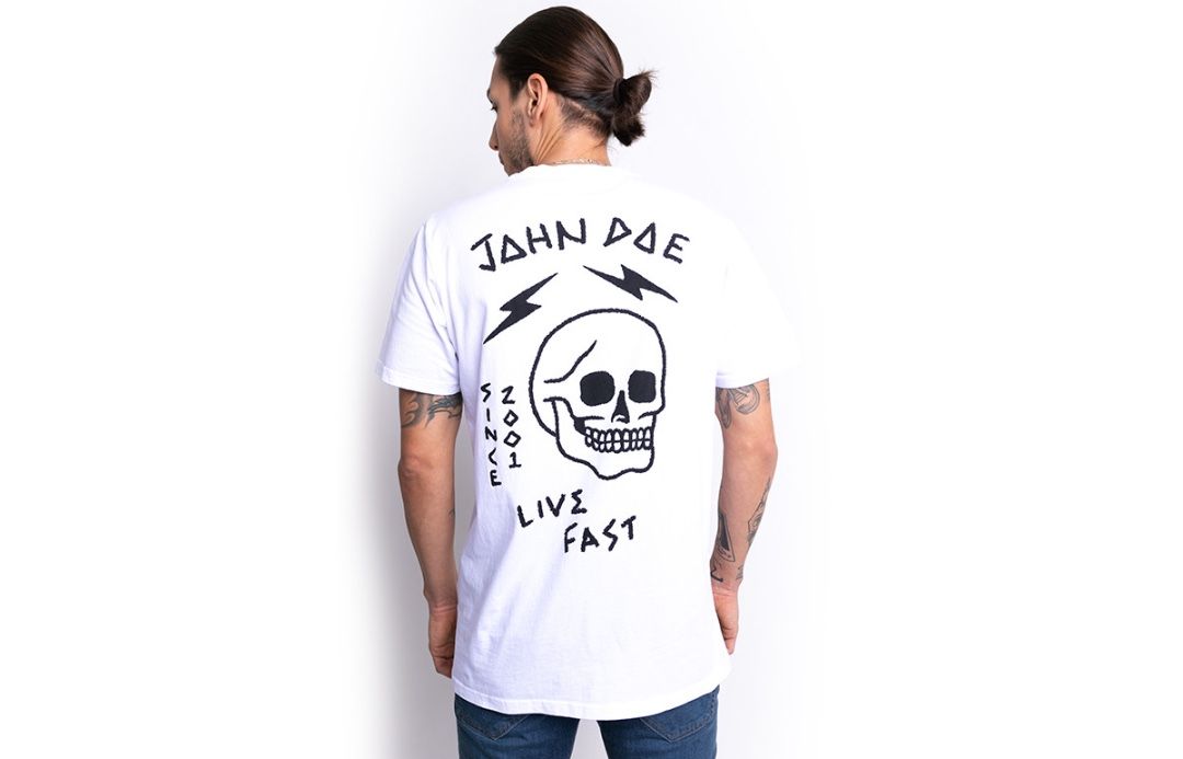 JOHN DOE T-Shirt LIVE FAST SKULL