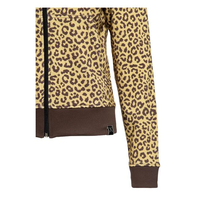 Damen-Sweatshirt QUEEN KEROSIN WESTE LEOPARD