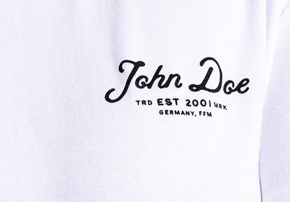 JOHN DOE T-Shirt JD LETTERING WEISS