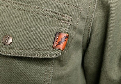 JOHN DOE Motorradhemd OLIVE