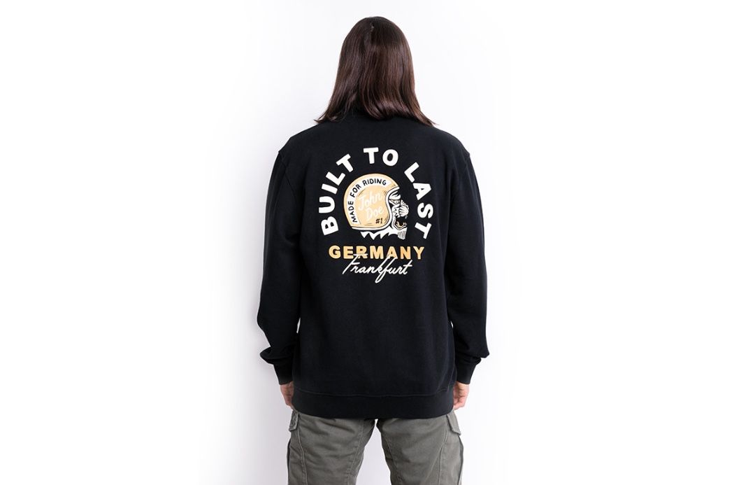 JOHN DOE Kapuzenpullover BUILT TO LAST Schwarz