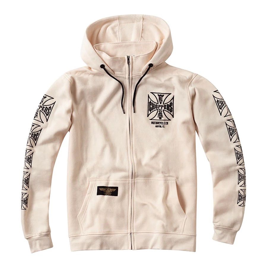 WCC DOMINATOR ZIP HOODIE WEISS Sweatshirt