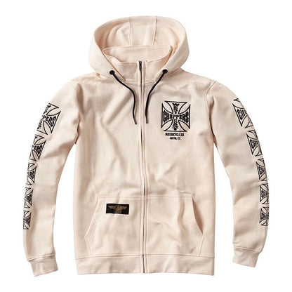 WCC DOMINATOR ZIP HOODIE WEISS Sweatshirt