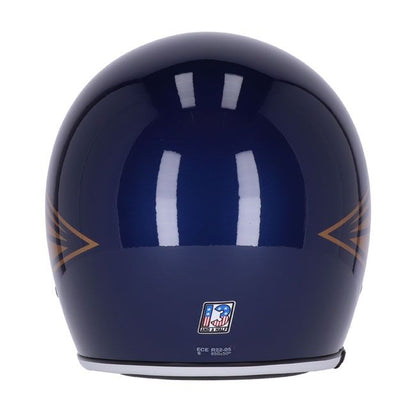 Helm 13 1/2 SKULL BUCKET HELMET CRASH BLUE