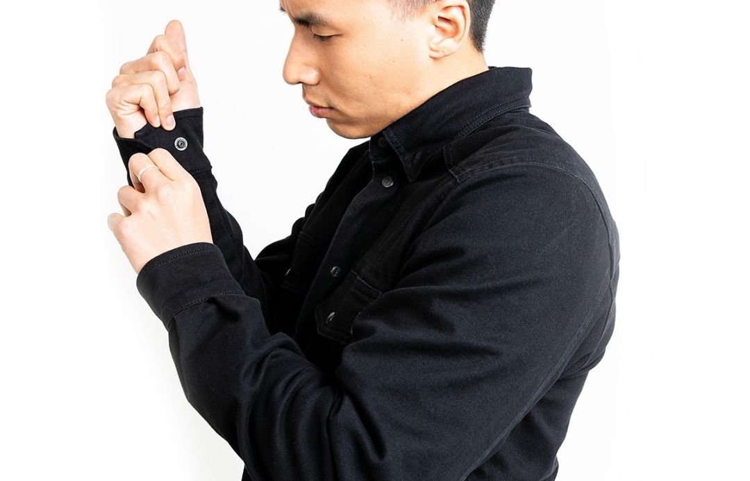 JOHN DOE Motorradhemd SCHWARZ