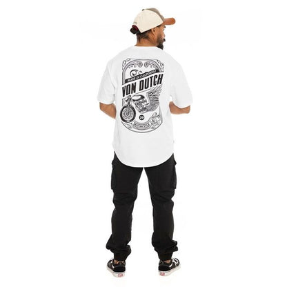 VON DUTCH T-Shirt FRAME Weiß