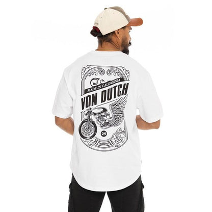 VON DUTCH T-Shirt FRAME Weiß