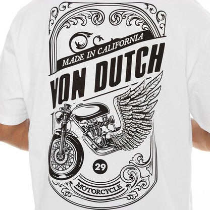 VON DUTCH T-Shirt FRAME Weiß
