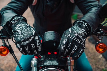 RUDE RIDERS Handschuhe TATTOO BLACK