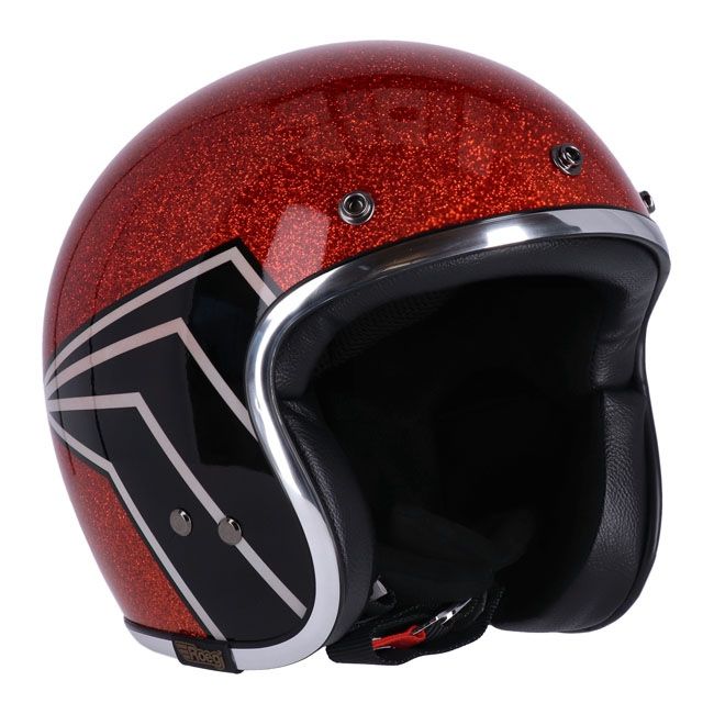 Helm 13 1/2 SKULL BUCKET HELMET FLAKE AMBER