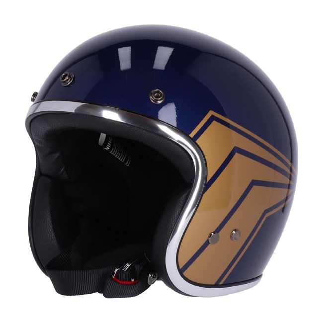 Helm 13 1/2 SKULL BUCKET HELMET CRASH BLUE