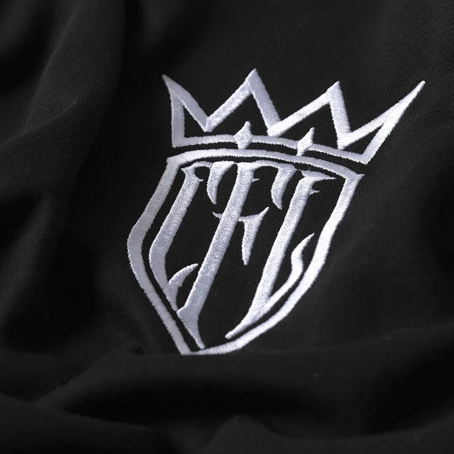 Kurzarm-Sweatshirt WCC CFL CHOP SLEEVE CREWNECK - SCHWARZ