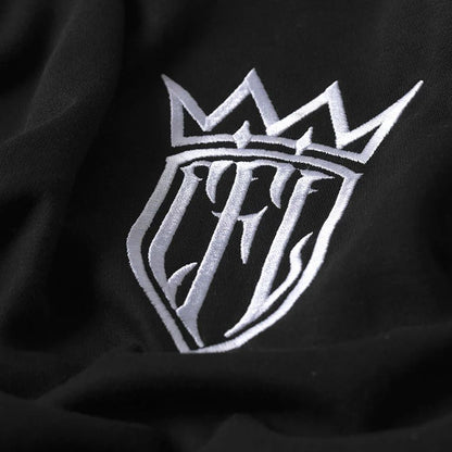 Kurzarm-Sweatshirt WCC CFL CHOP SLEEVE CREWNECK - SCHWARZ